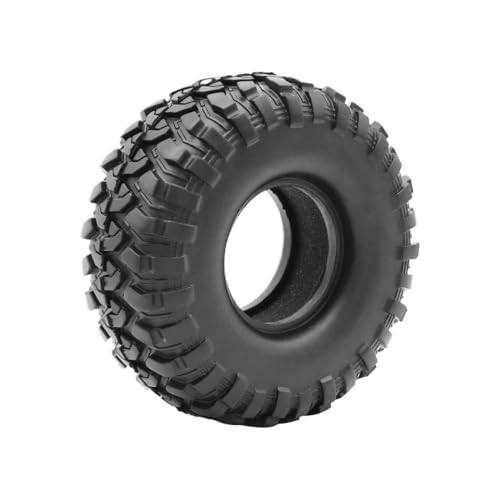ZYPMoTo 1. 9 -Zoll -Gummireifen 118x50 mm für 1 10 -Skala -RC -Crawler -Autoräder kompatibel mit verschiedenen Modellen AXI03006 YK4102(1pcs) von ZYPMoTo