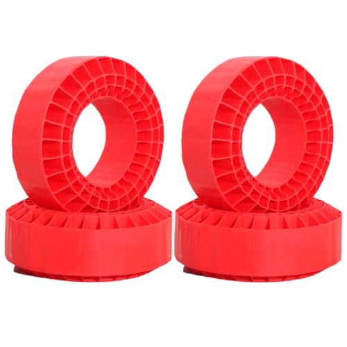 ZYPMoTo 1. 9 -Zoll -Reifen weich Kiesegel Einsatz 105 x 42 mm kompatibel mit 1 10 -Skala RC Crawler Rigs III CJ7 BRX01 TF2 Gen8 und ähnliche Modelle(Red) von ZYPMoTo
