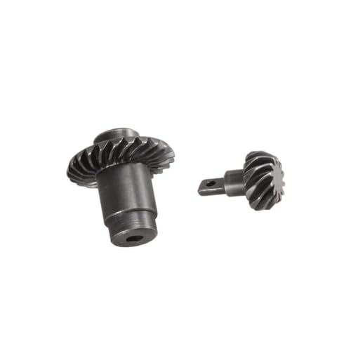 ZYPMoTo 12T 24T Stahl Helical Getriebe für 1 24 Skala RC Crawler Upgrade -Teile kompatibel mit FCX18 -Models Brückenzubehör Achsen -Getriebekomponenten(1 Set) von ZYPMoTo