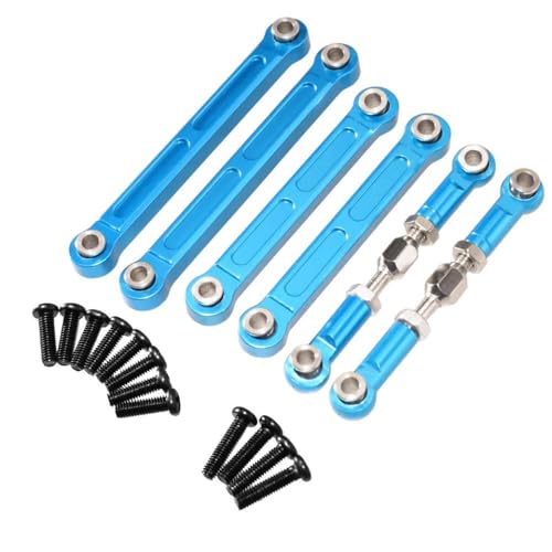 ZYPMoTo 144001 144010 124016 124018 124007 124017 124019 124008 124007 124010 Ersatzstäbe für RC -Auto -Metall -Upgrade kompatibel mit verschiedenen Fernbedienungsfahrzeugen(Blue) von ZYPMoTo