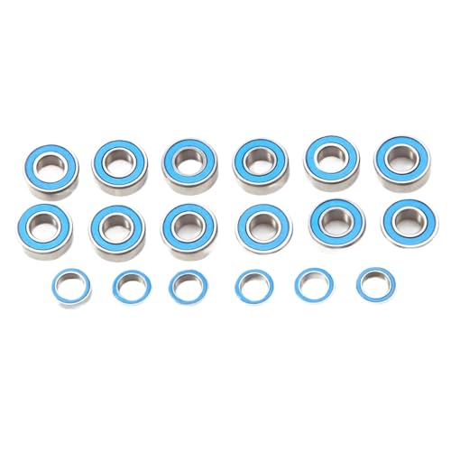 ZYPMoTo 18pcs Gummi-Kugellager-Kit mit M-05 M-06 M05 M06 RC-Autoteilezubehör für Tanzfahrermodelle kompatibel von ZYPMoTo