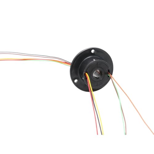 ZYPMoTo 1pcs 10 mm durch Bohrungsschlupfring 6Ch 2A -Kollektorring Leitfähige Ausrutscher mit IP54 -Schutz, die mit Fugen und unbegrenzten Anschlussanwendungen kompatibel sind von ZYPMoTo