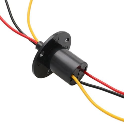 ZYPMoTo 1pcs 15A Stromschlupfring 2 3 4 -CH -Kanäle 22 mm Durchmesser Leitfähiger Flanschwindleistung Schlupf -Slipringkompatibel mit RC -Modellteilen und elektrischen Anwendungen(Dia 22mm 3CH 15A) von ZYPMoTo