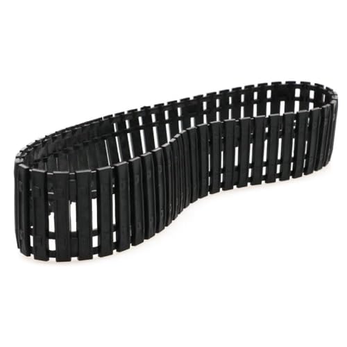 ZYPMoTo 1pcs 36 37 42 57 66 cm geschlossene Gummispuren für DIY -Tankmodell Roboterspielzeug RC Crawler Tracked Vehicle Tire Accessoires kompatibel mit verschiedenen RC -Modellen(F 57x4.2cm) von ZYPMoTo