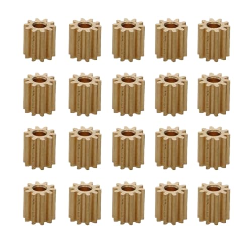 ZYPMoTo 20pcs Modulus 0 4 Messing Gerade Spurgetriebe 8t 10T 12T mit 1 mm 2 mm Lochdurchmesser für DIY -Getriebe.(10T 2mm 5mm) von ZYPMoTo