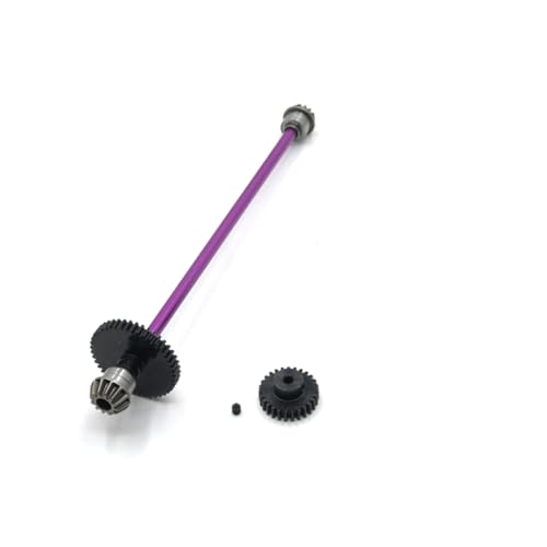 ZYPMoTo 27T Metallmotor -Getriebeantriebswellenbaugruppe Aktualisierung Teil kompatibel mit 1/14 Skala 144010 144001 144002 RC -Auto -Modelle(Purple) von ZYPMoTo