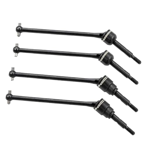 ZYPMoTo 2pcs 4pcs Stahl Heckantriebswelle kompatibel mit 1 10 -Skala -RC -Autos wie Hoss VXL 4x4 2WD -Modelle Ersatzteile(FR) von ZYPMoTo