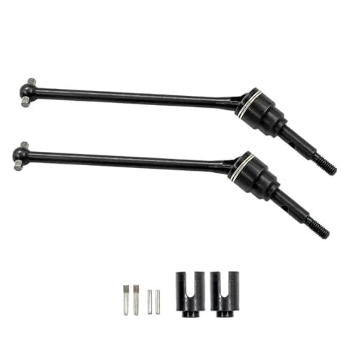 ZYPMoTo 2pcs 4pcs Stahl Heckantriebswelle kompatibel mit 1 10 -Skala -RC -Autos wie Hoss VXL 4x4 2WD -Modelle Ersatzteile(Front) von ZYPMoTo