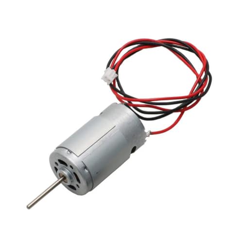 ZYPMoTo 390 Geschwindigkeitsmotor 13000 U/min/min 5 V-12 V mit Draht für DIY RC-Bootsköderschlepper Unterwasser-Triebwerk Zubehör, die mit kleinen Wasserfahrzeugen kompatibel sind(1pcs Left) von ZYPMoTo