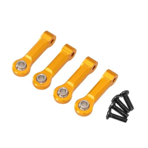 ZYPMoTo 4PCS Metall Feste obere Schwungarmarm kompatibel mit 284131 284161 284010 K989 K969 Fernbedienungsauto -Teile Ersatzzubehör(Gold) von ZYPMoTo