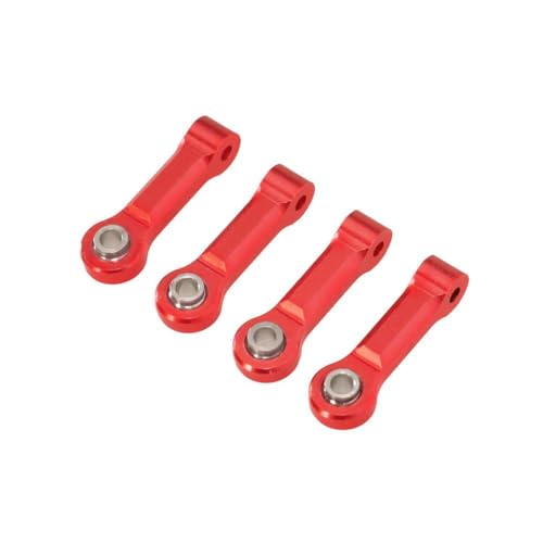 ZYPMoTo 4PCS Metall Feste obere Schwungarmarm kompatibel mit 284131 284161 284010 K989 K969 Fernbedienungsauto -Teile Ersatzzubehör(Red) von ZYPMoTo