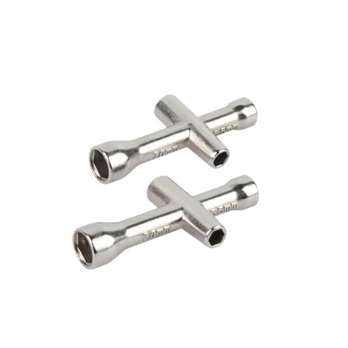 ZYPMoTo 4mm 5mm 5. 5mm 7 mm Sechskantschlüssel Set 1-2pcs kompatibel mit 1 10-Skala-RC-Autos und Crawler-Models Socket Tool für RC-Fahrzeugwartung(2 pcs) von ZYPMoTo