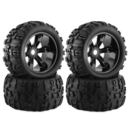 ZYPMoTo 4pcs 1/8 Buggy -Reifen 156 -mm -Rad mit 17 -mm -Sechsten(Black) von ZYPMoTo