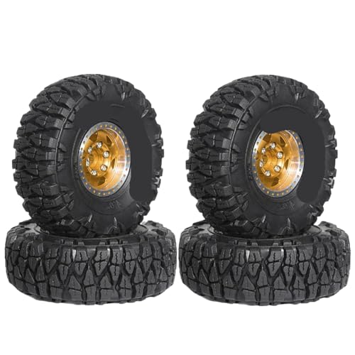 ZYPMoTo 4pcs 1. 0 "RC -Beadlock -Räder und Reifen Set OD 60mm Schlammschlammschläge, die mit 1/18 1/24 Skala kompatibel sind. ZYPMoTo 4pcs 1. 0 "RC -Beadlock -Räder und Reifen Set OD 60mm Schlammschlammschläge, die mit 1/18 1/24 Skala kompatibel sind. von ZYPMoTo