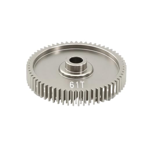 ZYPMoTo 55T 58T 61T Geschwindigkeitssporngetriebe 51004 53665 kompatibel mit 1/10 RC-Automodellen wie TT01 TT-01 Upgrade-Teilezubehör(61T) von ZYPMoTo