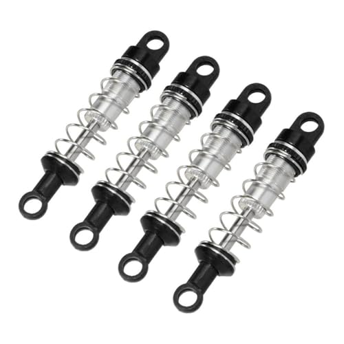 ZYPMoTo 60 mm öl gefüllter Metallschockdämpfer für Mn Mn78 Mn82 MN168 MN99SV2 RC -Auto -Modelle Einstellbares Upgrade Teil kompatibel mit verschiedenen RC -Fahrzeugen(Black 4PCS) von ZYPMoTo