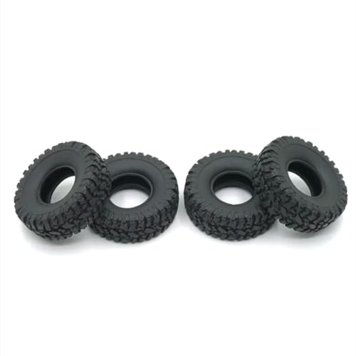 ZYPMoTo 66 -mm -Gummi -Reifen -Radreifen für 1 16 -Skala -RC -Auto -Upgrade Ersatzteile kompatibel mit C14 C24 C34 B14 B24 B16 B36 Modelle(Black 4PCS) von ZYPMoTo