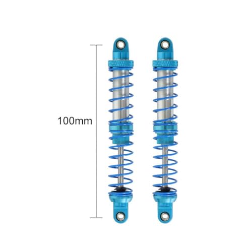 ZYPMoTo 70 mm 80 mm 90 mm 100 mm 110 mm 120 mm Metallschockdämpferöldämpfer kompatibel mit 1 10 -Skala RC Crawler Car Fits -Models wie 90046 AXI03007 TRX6(Blue 100mm) von ZYPMoTo