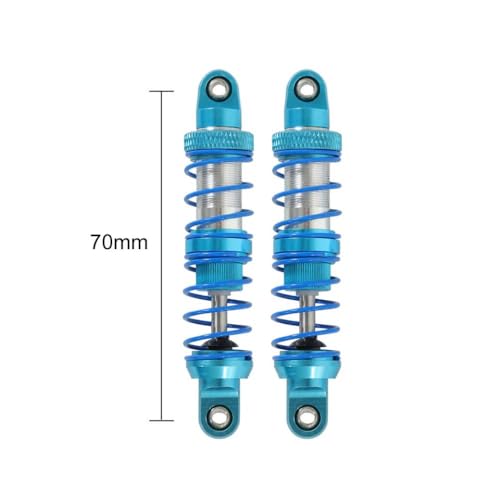 ZYPMoTo 70 mm 80 mm 90 mm 100 mm 110 mm 120 mm Metallschockdämpferöldämpfer kompatibel mit 1 10 -Skala RC Crawler Car Fits -Models wie 90046 AXI03007 TRX6(Blue 70mm) von ZYPMoTo