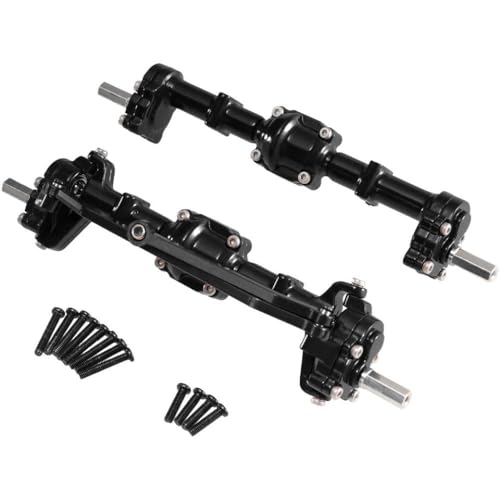 ZYPMoTo Brücken mit Metall vorne und hintere Türen kompatibel mit MN82 LC79 MN78 98 99SV2 MN Modell 1 12 Skala -Fernbedienungsauto -Upgrade -Teile und Zubehör(Black a Set) von ZYPMoTo