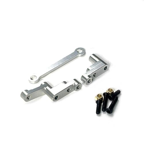 ZYPMoTo Fernbedienungsauto -Metallteile Lenkungsmontagezubehör kompatibel mit 1 16 -Skalierungsmodellen 16207 16208 16209 16210 H16 H16BM(Blanco) von ZYPMoTo