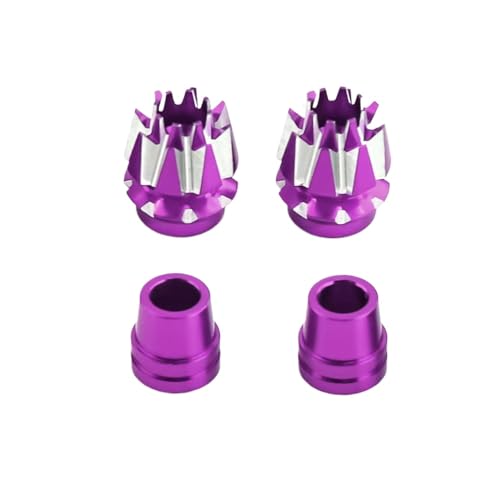 ZYPMoTo Kompatible -Aluminium -Stick -Enden M3 für Verschiedene Sender wie Futaba -Jumper Radiolink Universal Upgrade -Teile(Purple) von ZYPMoTo