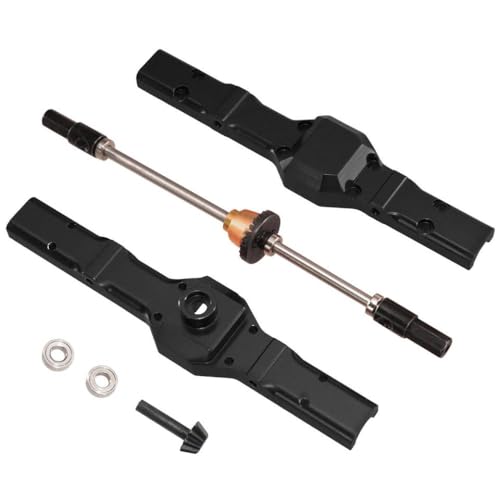 ZYPMoTo Kompatible Metalldifferential -Hinterachse -Baugruppe für 1/16 RC -Cars FITS C14 C24 C34 C54 B14 B24 B16 B36 D12 D42 Modelle Upgrade -Austauschteil auf(Black Set 2) von ZYPMoTo