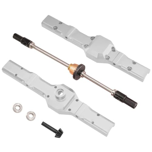 ZYPMoTo Kompatible Metalldifferential -Hinterachse -Baugruppe für 1/16 RC -Cars FITS C14 C24 C34 C54 B14 B24 B16 B36 D12 D42 Modelle Upgrade -Austauschteil auf(Silver Set 2) von ZYPMoTo