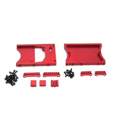 ZYPMoTo Lenkservo Fixed Montage -Halterung Strahlträste vorne und hinten für 1/16 1/12 RC -Auto kompatibel mit D91 D96 D99 MN90 MN99S MN Series Modelle(Red) von ZYPMoTo
