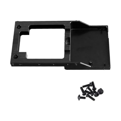 ZYPMoTo MN 1/12 MN168 MN78 RC -Auto -Upgrade -Chassis -Frontkompartiment Metall Festtracht kompatibel mit 1 12 -Skala -Fernbedienungsautos(Black) von ZYPMoTo