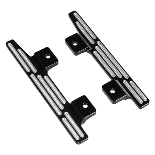 ZYPMoTo MN82 LC79 MN78 Aluminium Seitenpedale Linke rechte Fußpedale mit 1/12 Skala RC Crawler Car Ersatzteilen für MN 82 -Modell kompatibel(Black) von ZYPMoTo