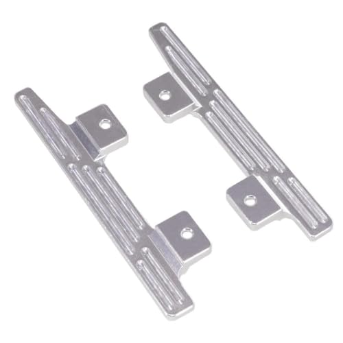 ZYPMoTo MN82 LC79 MN78 Aluminium Seitenpedale Linke rechte Fußpedale mit 1/12 Skala RC Crawler Car Ersatzteilen für MN 82 -Modell kompatibel(Silver) von ZYPMoTo