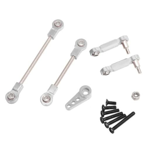 ZYPMoTo Metal SERVO ARM Ersatzteil kompatibel mit 284131 284010 K969 K979 K989 P929 284161 RC -Automodelle Upgrade Accessoire(Silver) von ZYPMoTo