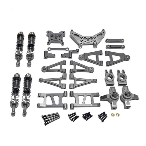 ZYPMoTo Metal Swing Arm Front Suspension Lenkbecher und Block -Upgrade -Set kompatibel mit 1 14 -Skala 14301 14302 14303 RC -CAR -Modelle ähnlich wie(Titanium) von ZYPMoTo