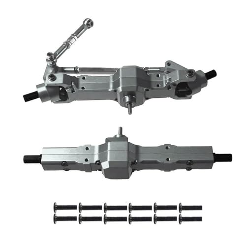 ZYPMoTo Metall -Upgrade -Teile für 1/16 Skala RC -Auto kompatibel mit C14 C24 Feiyu Models Metallbrückensatz(Titanium) von ZYPMoTo