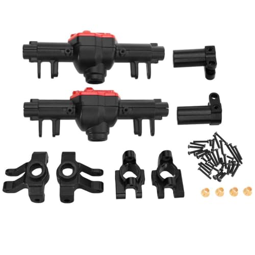 ZYPMoTo Metall -Vorder- und Hinterachse -Upgrade -Teile kompatibel mit MN128 MN86 MN86S MN86K MN86K(Black BK) von ZYPMoTo