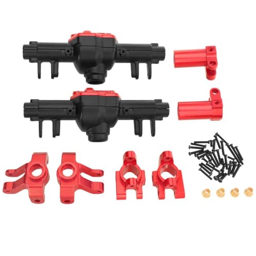 ZYPMoTo Metall -Vorder- und Hinterachse -Upgrade -Teile kompatibel mit MN128 MN86 MN86S MN86K MN86K(Red BK) von ZYPMoTo