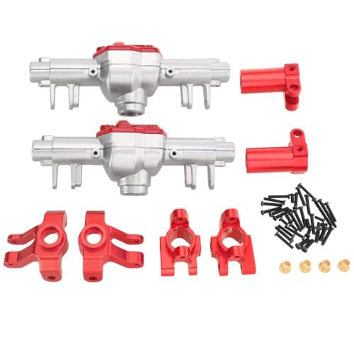 ZYPMoTo Metall -Vorder- und Hinterachse -Upgrade -Teile kompatibel mit MN128 MN86 MN86S MN86K MN86K(Red S) von ZYPMoTo