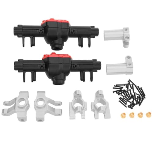 ZYPMoTo Metall -Vorder- und Hinterachse -Upgrade -Teile kompatibel mit MN128 MN86 MN86S MN86K MN86K(Silver BK) von ZYPMoTo