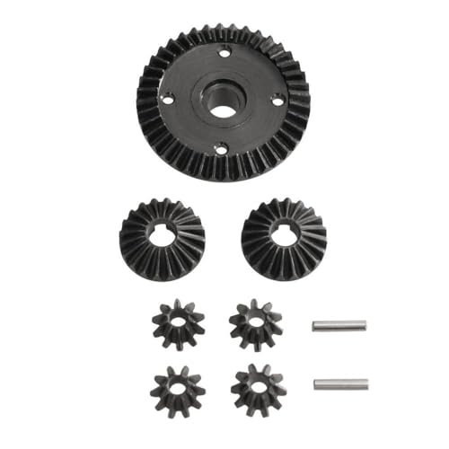 ZYPMoTo Metalldifferentialgehäuse mit Stahlgetriebeteil für 1/10 RC -Automodelle mit 104001 104002 kompatibel(WL10a002) von ZYPMoTo