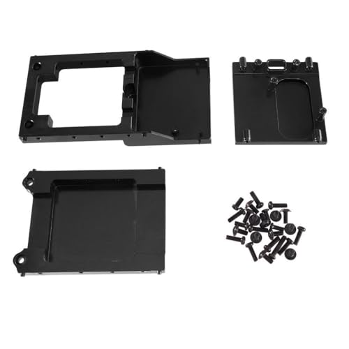 ZYPMoTo Metallgetriebe Montage Basis Motorhalterung Kreuzstrahl -Montenteile kompatibel mit 1/12 Skala Mn78 Mn168 RC -Automodellen(Black) von ZYPMoTo