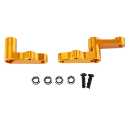 ZYPMoTo RC 1 12 Skala Metalllenkerbaugruppe Teile 124008 124010 kompatibel mit Fernbedienungsautos Upgrade -Komponenten kompatibel(A Gold) von ZYPMoTo