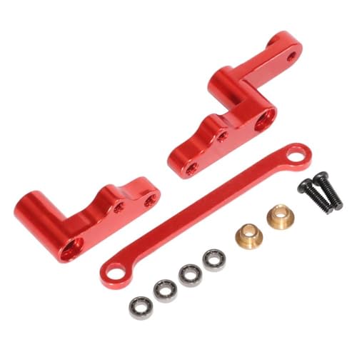 ZYPMoTo RC 1 12 Skala Metalllenkerbaugruppe Teile 124008 124010 kompatibel mit Fernbedienungsautos Upgrade -Komponenten kompatibel(B Red) von ZYPMoTo