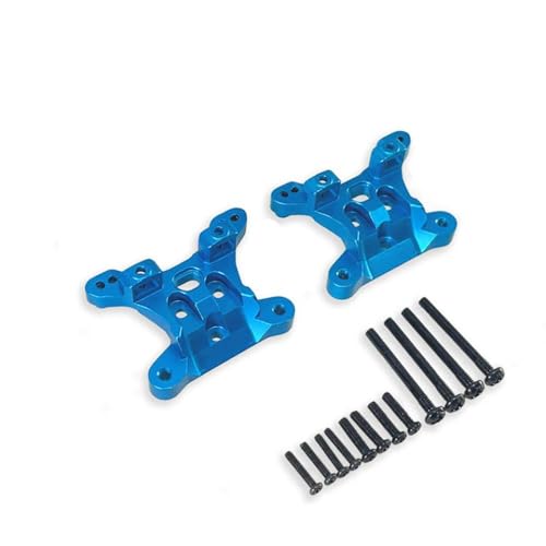 ZYPMoTo SCY1/16 16101 16102 16103 16106 16201 Pro Speed ​​RC -Autokauto -Kompatible vorne und hintere Stoßklassen Metall -Upgrade -Teile für 1/16 Skala -Fernbedienungsautos(Blue) von ZYPMoTo