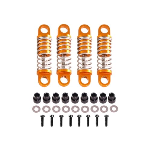 ZYPMoTo Stoßdämpfer für 1 28 -Skala -RC -Autos kompatibel mit den Modellen 284131 K969 K979 K989 K999 P929 P939 Ersatzteil Metall -Upgrade -Suspensionskomponente(Golden) von ZYPMoTo