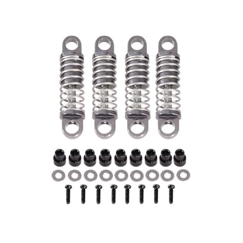 ZYPMoTo Stoßdämpfer für 1 28 -Skala -RC -Autos kompatibel mit den Modellen 284131 K969 K979 K989 K999 P929 P939 Ersatzteil Metall -Upgrade -Suspensionskomponente(Titanium) von ZYPMoTo