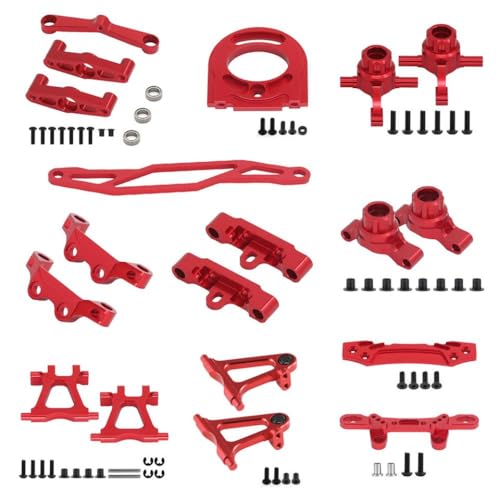 ZYPMoTo TT02 Lenkbaubaugruppe Upgrade Metallteile eingestellt, einschließlich Diff -Cup und Lenkbecher, kompatibel mit 1 10 -Skala -RC -Automodellen(1 Set) von ZYPMoTo