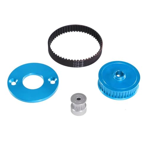 ZYPMoTo TT02 RC -Auto -Upgrade -Teile 16T 40T Low -Rausch -Antriebsantriebsgetriebe -Getriebe -System -DIY -Modifikation für 1 10 Skala TT 02 Modell kompatibel mit TT02 -Chassis(Blue) von ZYPMoTo