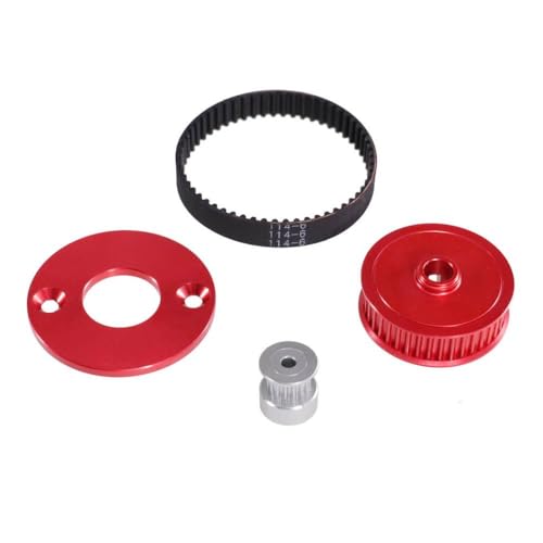 ZYPMoTo TT02 RC -Auto -Upgrade -Teile 16T 40T Low -Rausch -Antriebsantriebsgetriebe -Getriebe -System -DIY -Modifikation für 1 10 Skala TT 02 Modell kompatibel mit TT02 -Chassis(Red) von ZYPMoTo