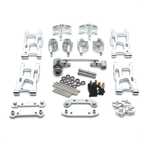 ZYPMoTo Upgrade Metall-Teilezubehör XDKJ-001 006 AM-X12 kompatibel mit Mehreren Modellen 144001 144002 144010 24016 124017 124018 124019 124007 Riaario(Silver) von ZYPMoTo